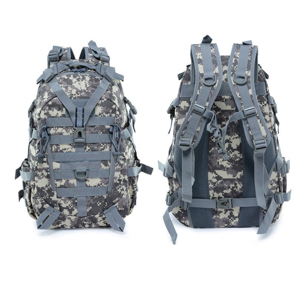 Kvinder pigerygsæk skuldertaske skoletaske Multifunktionskombination Udendørs Camouflage Militær Fan Taktisk Rejse Stor kapacitet ACU color