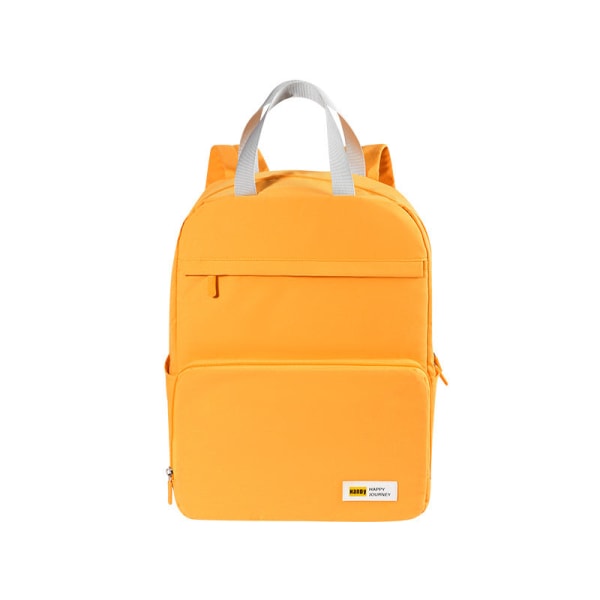Kvinder pige rygsæk skuldertaske skoletaske Sammenfoldelig Letvægts Rejse Udendørs Bjergbestigning Student Yellow 29*18*39cm