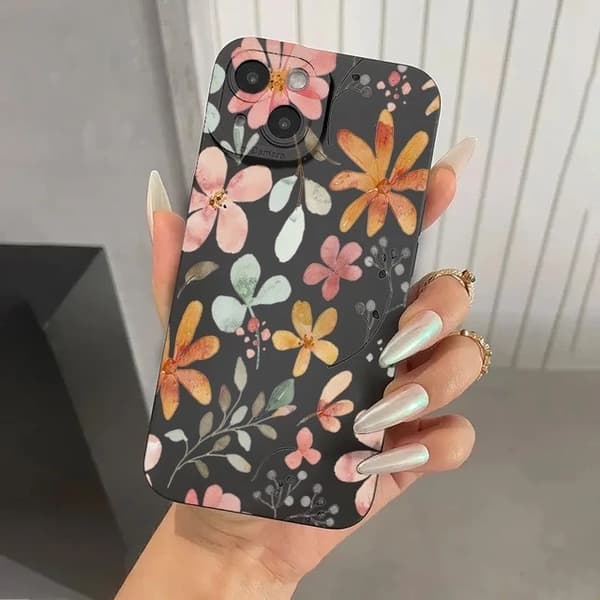 Etui til iPhone 17PROMAX Øje Sort Blomst Øje