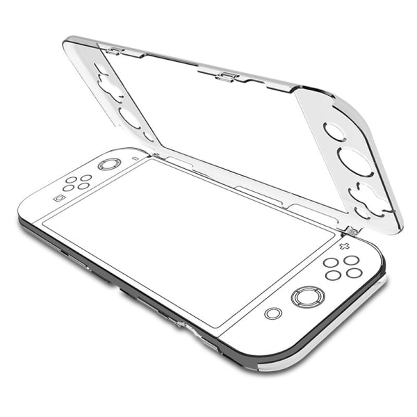 For Nintendo Switch Lite Crystal Case Beskyttende Case Oppbevaringsveske Transparent Hard Case Switch