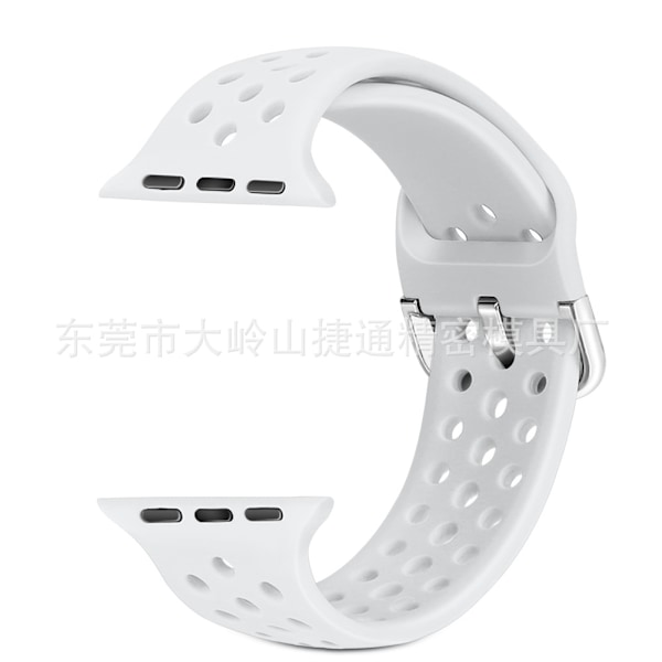 Kellon ranneke Apple Watch iWatch 38/40/41/42 S10mm valkoinen