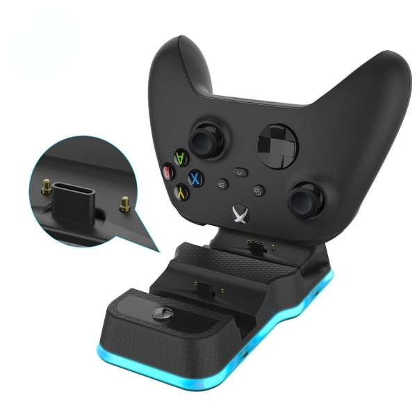 Til Xbox Series X Håndtag Dual Fast Charger Dual Battery Xsx Wireless Game Handle Direct Plug-in