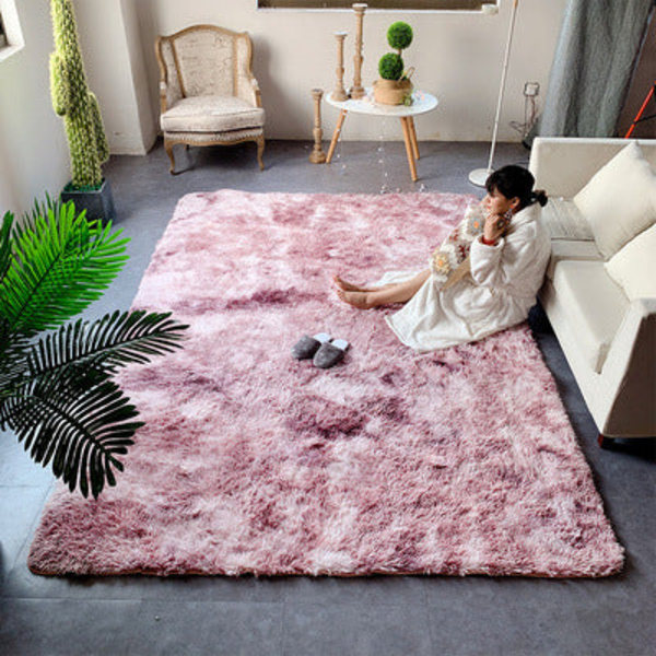 Kylpymatto liukumaton imukykyinen suihku Kylpyhuonematto matto silkki hiussolmio Pink 50*80cm
