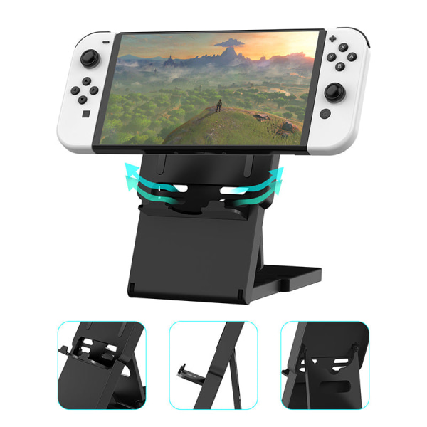 Til Switch Lite Bracket Switch OLED Justerbar Ramme Bærbar Switch Folding Showing Stand New-pink