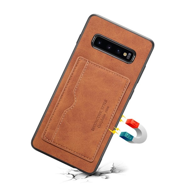 Kotelo iPhone 13 Pro:lle, ruskea korttipaikka