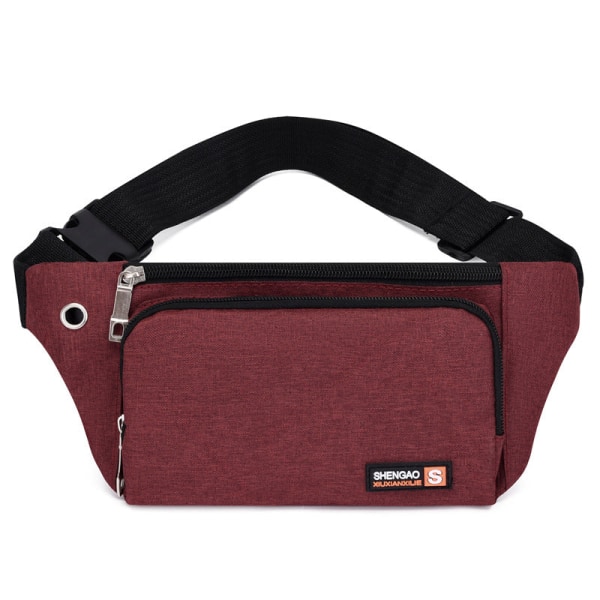 Fanny Pack Juoksuhihna Vyötärölaukku Organizer Sports Fitness Tiukka istuvuus Light gray