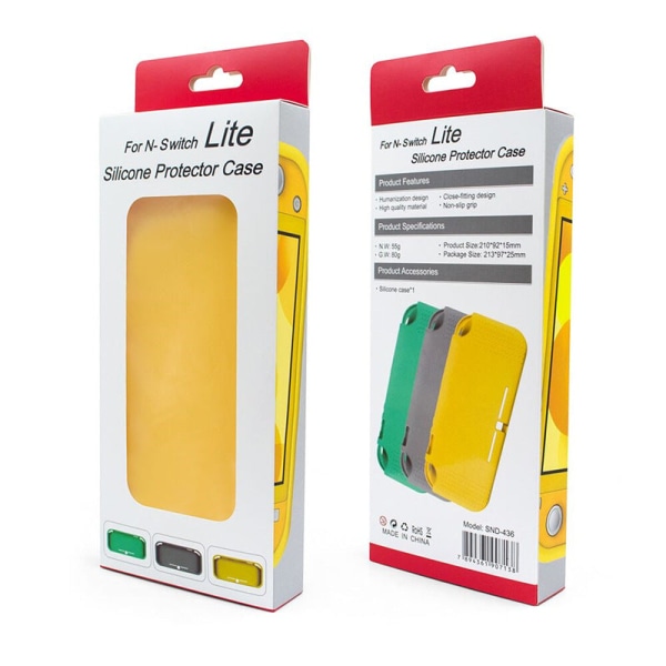 Til Switch Lite Silicon Ferrule Halv Pack Ferrule NS Lite Host Protective Shell Silicon Case Ferrule Gray