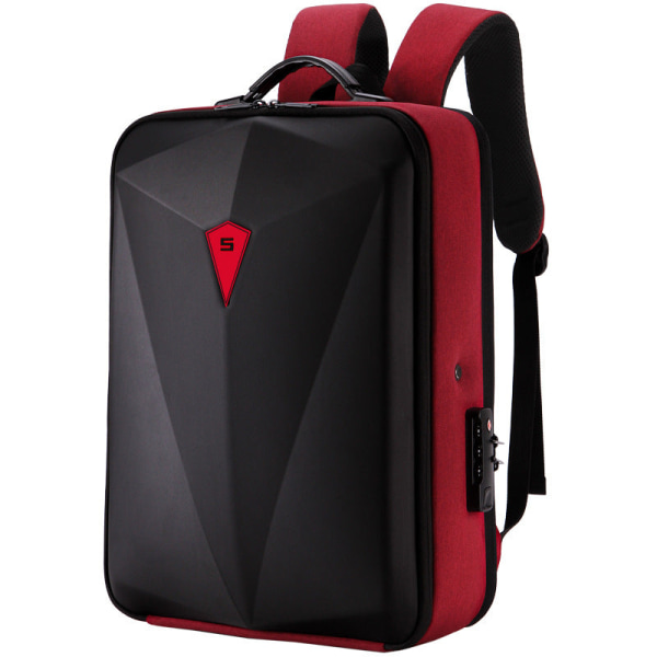 Shaping mænds rygsæk 17.3 gaming bærbar taske Red 17 inches