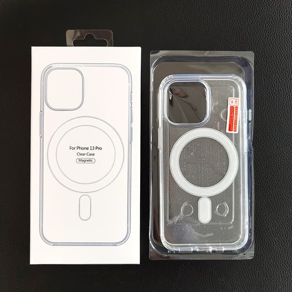 Deksel til iPhone 17 PRO transparent magnetisk hardt