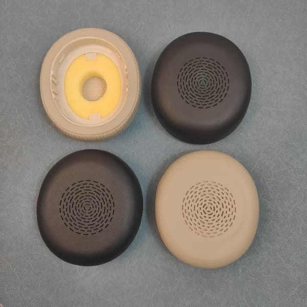 1 par svarte erstatningsøreputer for Jabra Evolve2 75 2.0 andre