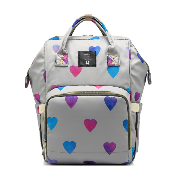 Skötväskor Mammaväska Multifunktionell vattentät ryggsäck med stor kapacitet Mode Pink Pony