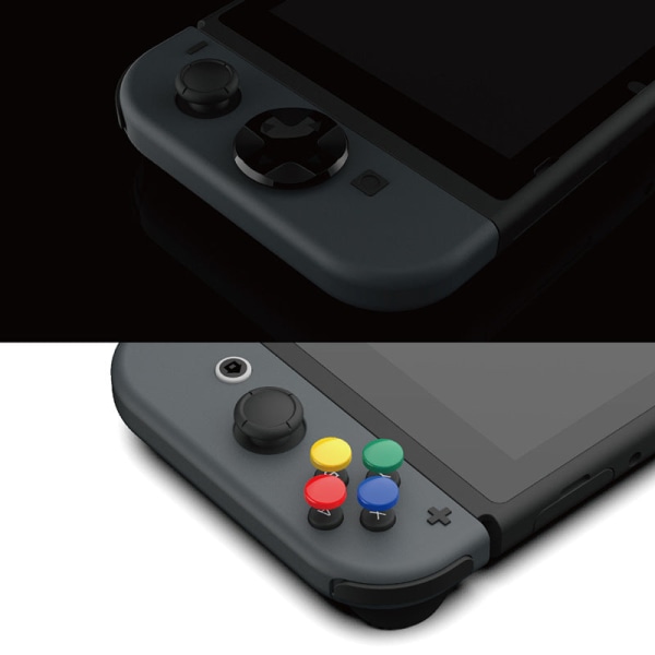 For Switch D-Pad-knapp Fargerike klistremerker NS retningsnøkkel-klistremerke Animal Crossing Joystick Cap Green Blue