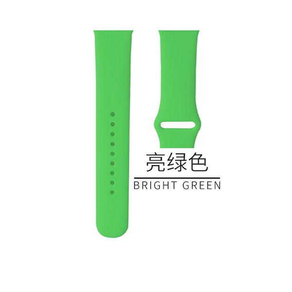 Urrem til Apple Watch iWatch Gældende: 1-9 generation/SE 38/40/41mm/S10:42 Udvidet 58 lysegrøn