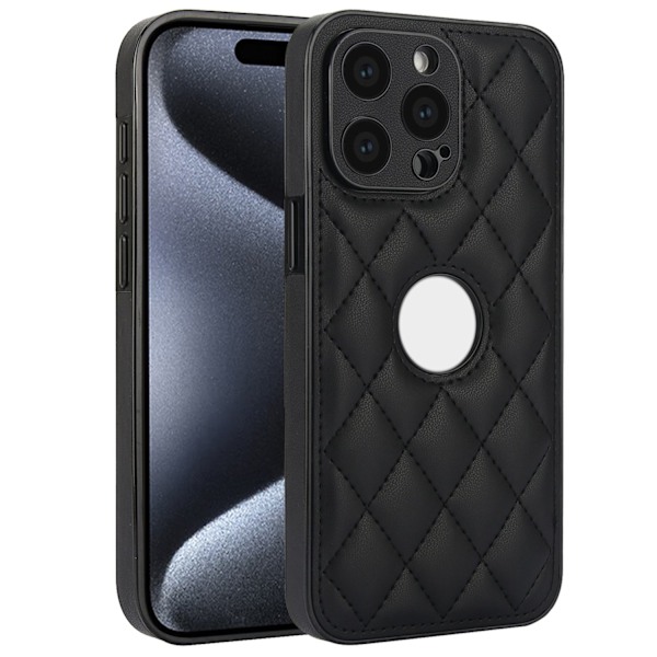Etui til iPhone 7G sort ins manglende label fuld pakke fint hul anti-fald sidemærkat læder tex