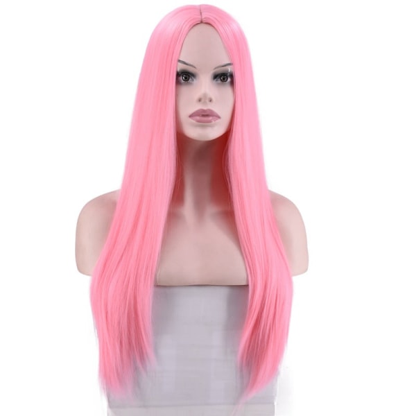 Women Wig Mid-Length Straight Hair Hair Cover + Colors Available W157 brown