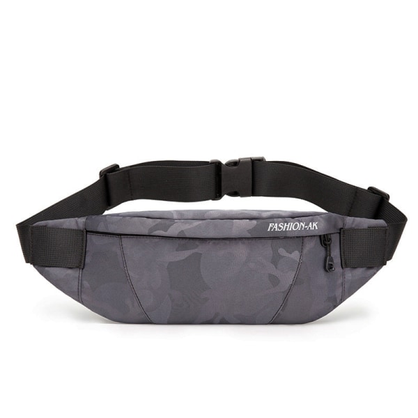 Miesten naisten Fanny Pack -vyölaukku Monitoiminen Crossbody Chest Outdoor Sports Naisten matkapuhelin AK advanced black Medium