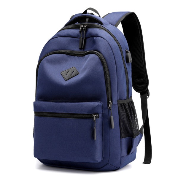 Uusi casual reppu Miesten muoti vedenpitävä tietokonereppu Miesten Oxford-kankainen koululaukku 6219 Backpack Blue