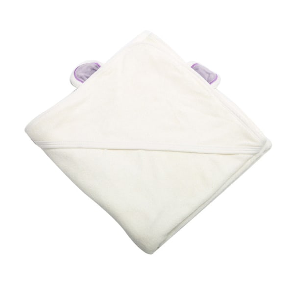 For barn Badehåndkle med hette Bambusfiber født Baby Swaddling Dyne Sommer Klimaanlegg Klem teppe 紫色 500  75*75cm