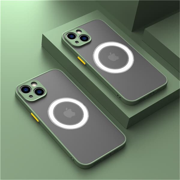 Etui til iPhone 17 Pro Matcha Grøn Magnetisk Stødsikkert Mat
