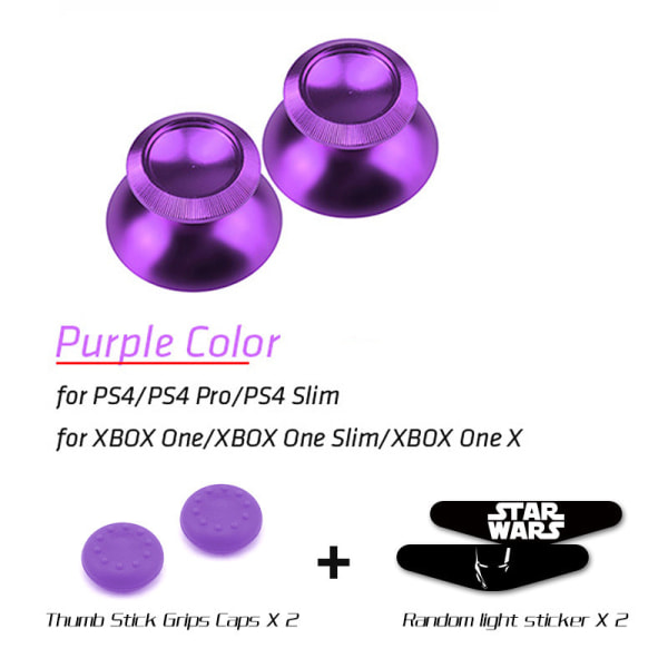 Xbox One/PS4-sarjan universal metallinen sienen muotoinen hiusleikkaus/3D Rocker- cap Purple