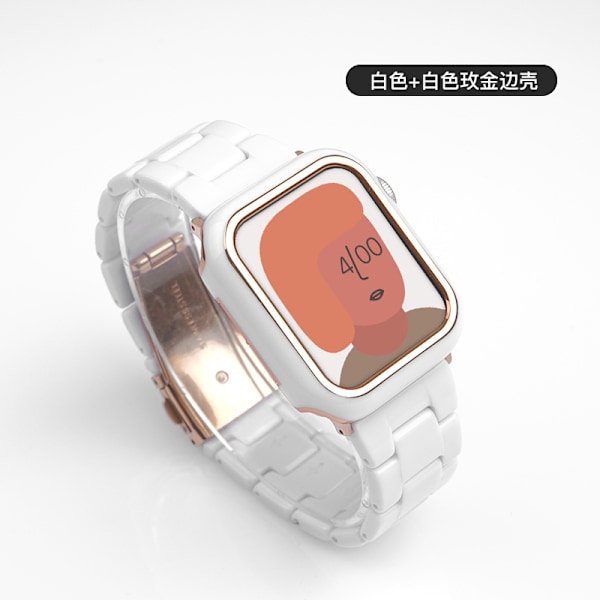 Klockarmband för Apple Watch iWatch 38mm Vit Uppsättning