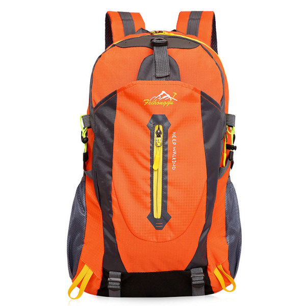 Menn Ryggsekk Skulderveske40l Vanntett Outdoor Mountaineering Bag Orange