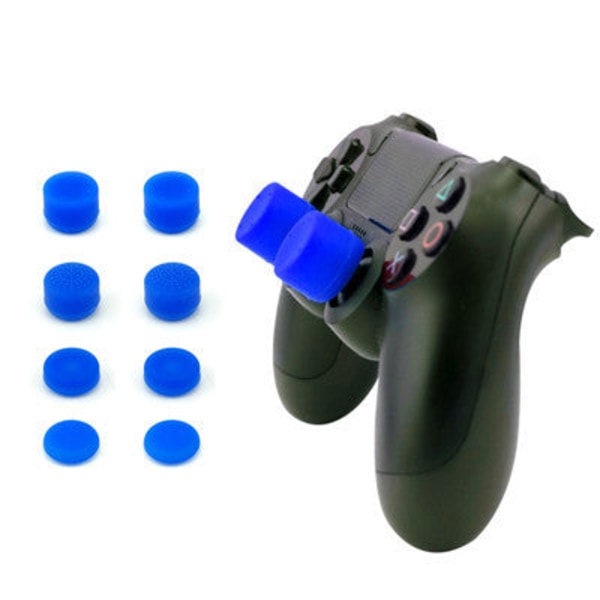 Til PS5 forhøjende hætte PS3 knaphætte PS4 håndtag forhøjende svampeformet hårklipp PS5 Blue