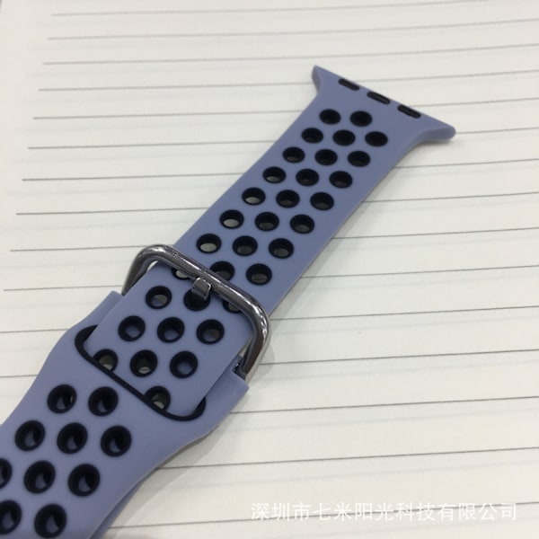 Urrem til Apple Watch iWatch 38/40/41mm Grå og sort