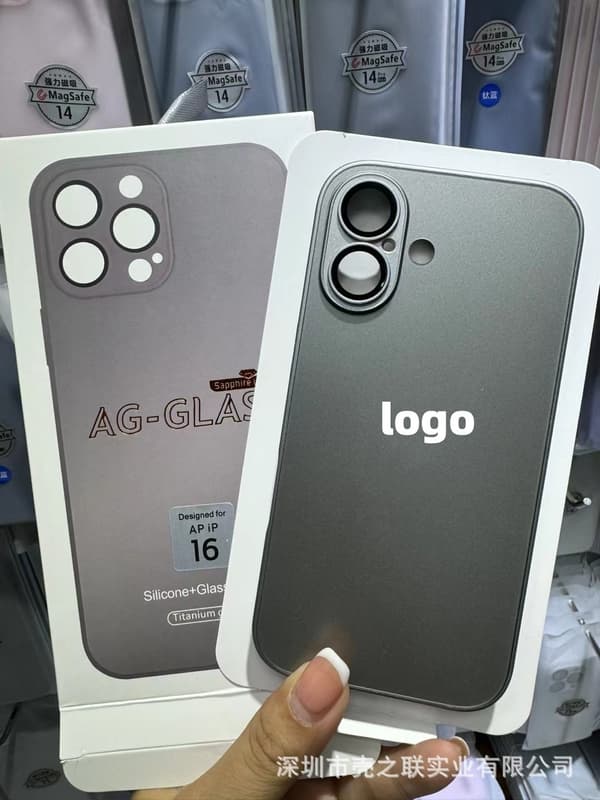 Skal för iPhone 17 Pro Max Titanium Grå Nano-frostat Glas Linsskydd Heltäckande