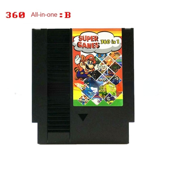 NES 360-i-ett spillkort NES European Game American Game Card 8-biters spillkort B