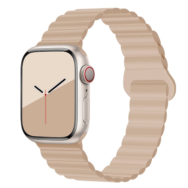 Kellon ranneke Apple Watch iWatch S10 46MM Maitoteen värinen