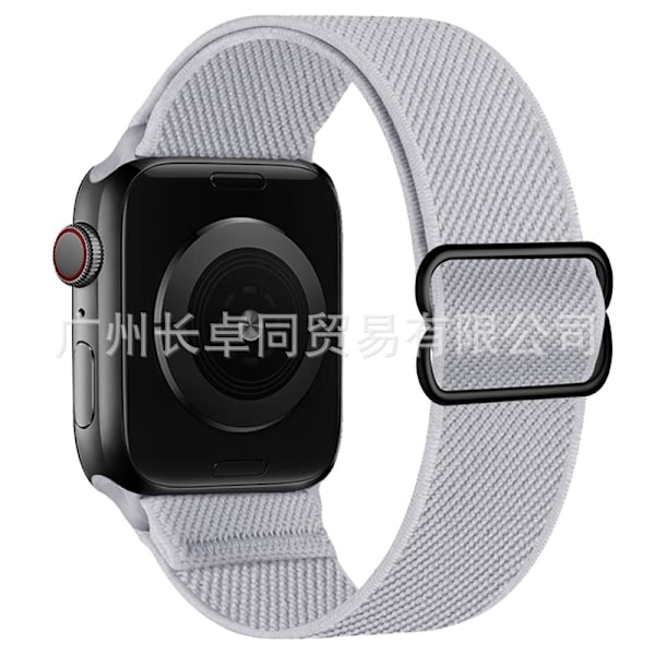 Kellon ranneke Apple Watch iWatch 38/40/41/series10-42 vaaleanharmaa