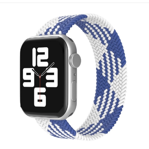 Kellon ranneke Apple Watch iWatch 38/40/41mm sininen ja valkoinen
