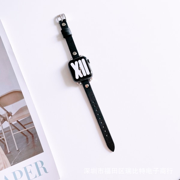 Urrem til Apple Watch iWatch 38/40/41mm Sort