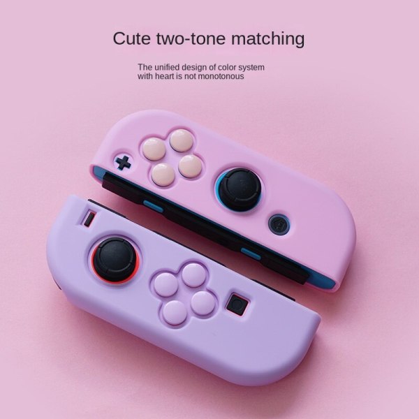 Nintendo Switch Purple Pink Protective Shell Game Host Split Protective Cover Set -kytkimen tarvikkeet switch pink purple