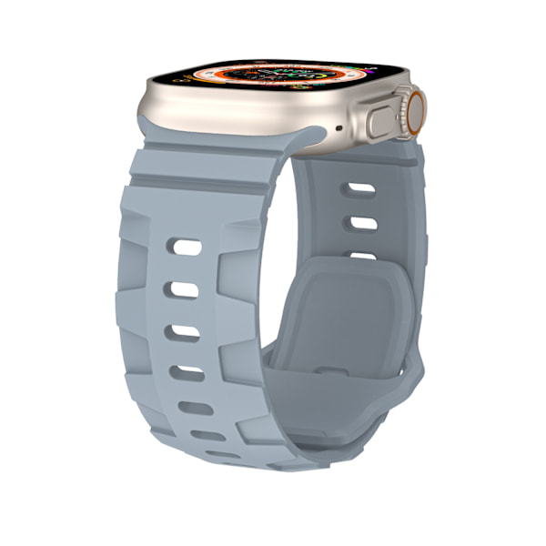Kellon ranneke Apple Watch iWatch 42/44/45/49mm Universaali Levennetty Versio - Sininen Harmaa