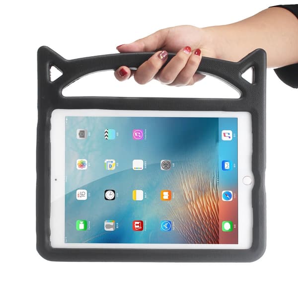 Stilfuldt etui til iPad Pro 11 2020 sort stativ til børn