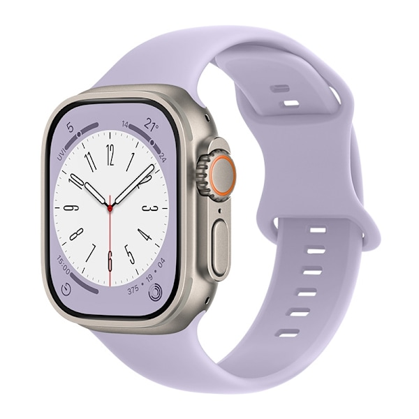 Klockarmband för Apple Watch iWatch 38/40/41/42mm Ljuslila