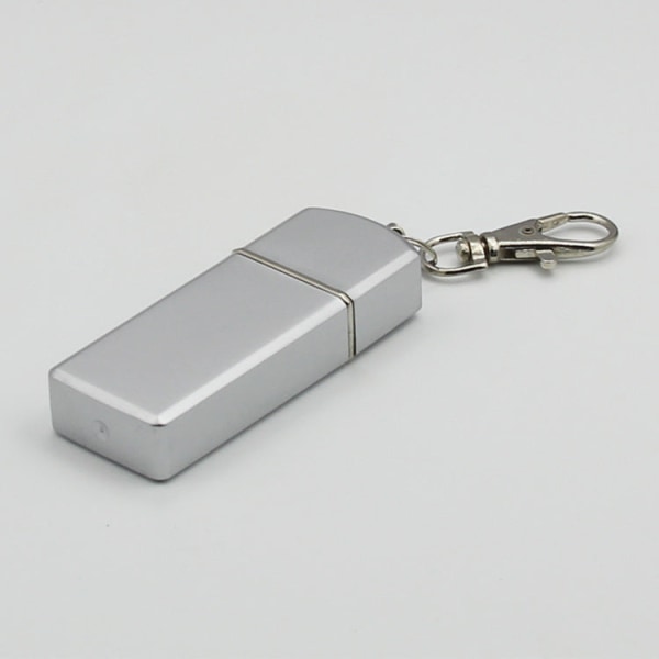 Askebeger Mini nøkkelring Japan Portable Creative Outdoor Sealed Tide Askebeger Silver 7.2*2.8*1.4CM