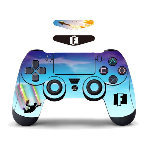Til PS4 Håndtag Stickers Foreign Trade Hot Selling PS4 Slim Gamepad Stickers Fortnite Series P5 Light Blue