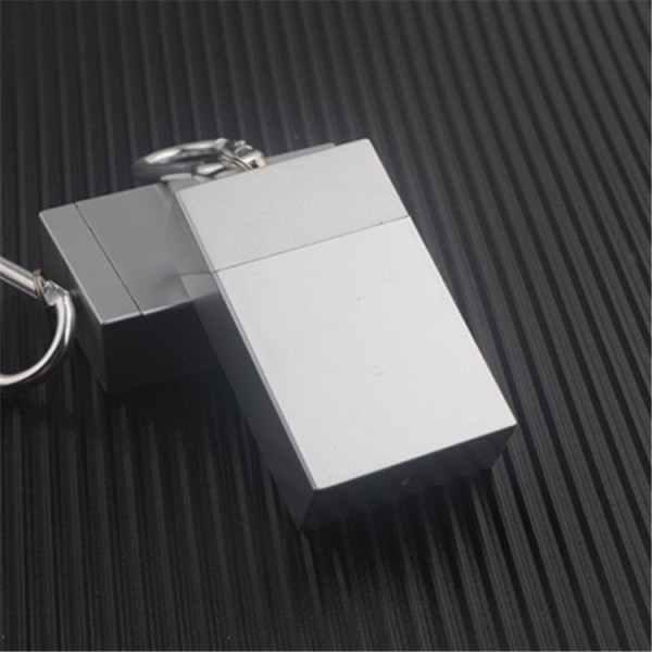 Tuhkakuppi Creative Portable Pocket Mini Pull Storage Box Tuhkakuppi Silver Light board without label 6.4*4*1.8cm