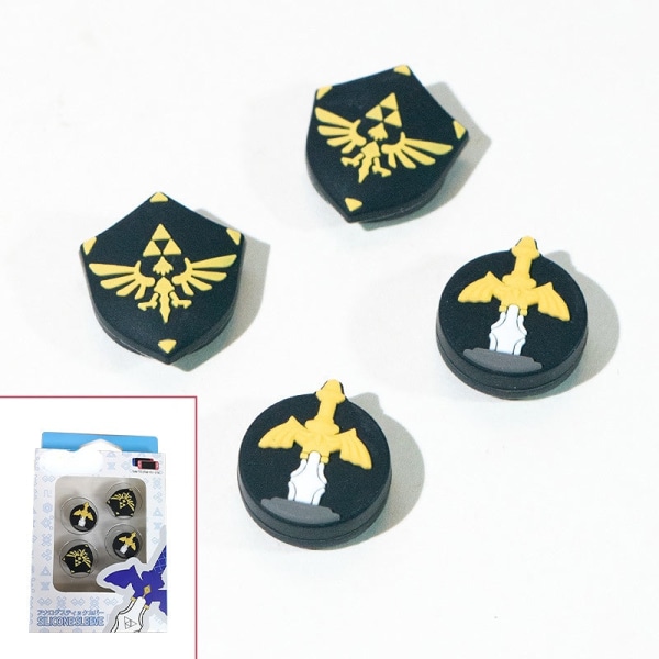 For Switch Zelda Yutian Sword Rocker Sleeve NS Beskyttelsesveske Ferrule Magnetisk sugekassett Sky black joystick cap