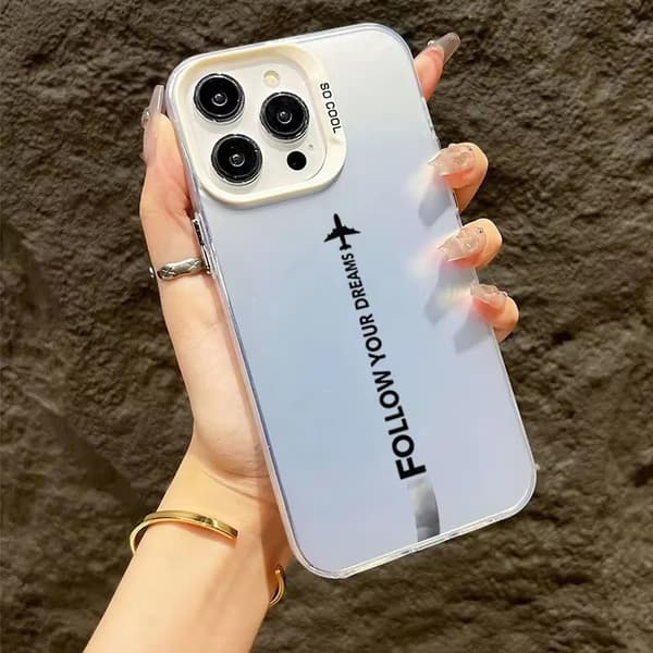 Etui til iPhone 17 Laser Airplane H367P2 Hvid