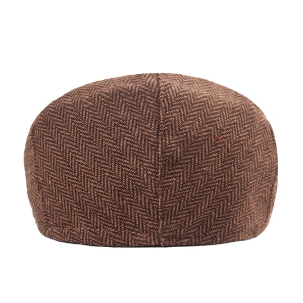 Barettihattu cap Miehet Baretti Taiteellinen nuorisohattu Retro Advance-hatut Keski-ikäisten ja vanhusten hatut Black Average Size (58cm)