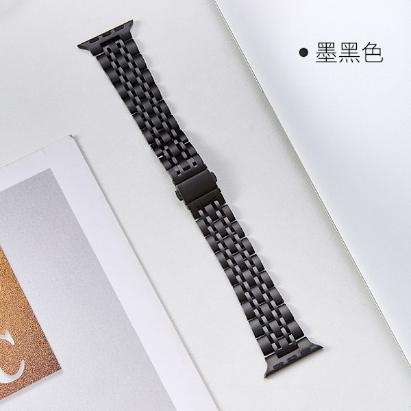 Urrem til Apple Watch iWatch 42-44mm Sort