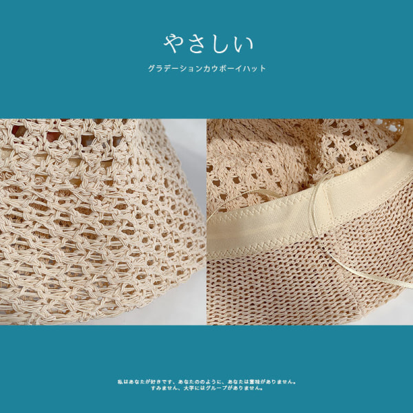 Varm vinterstickad mössa för kvinnor sommar tunna andas solskyddsmössa unisex Milk silk knitted khaki M（56-58cm）