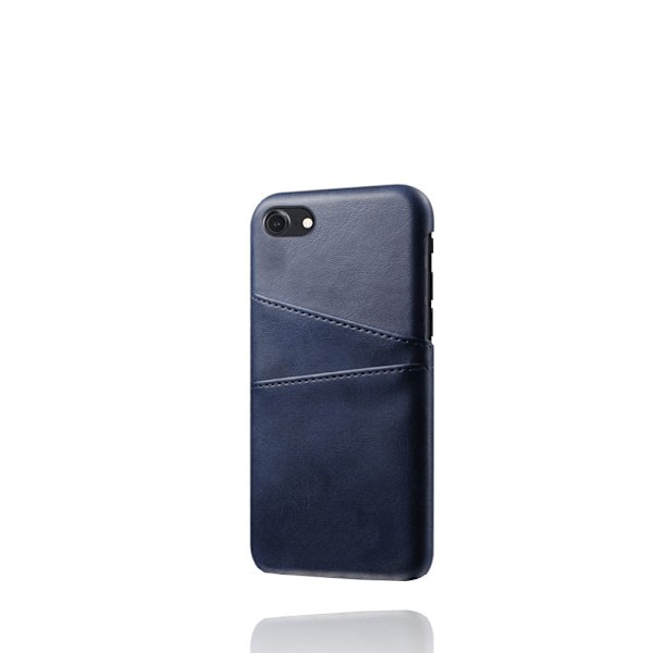 Fodral för iPhone 13pro 6.1 blått universellt läder kalvnarv