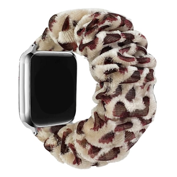 Klockarmband för Apple Watch iWatch 38/40/41mm Flockad Leopardfärg