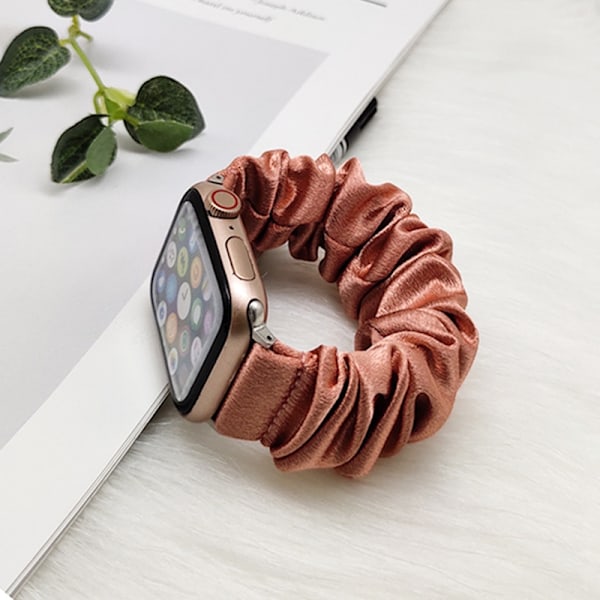 Kellon ranneke Apple Watch iWatch 38/40/41mm W61-11 vaalean oranssi