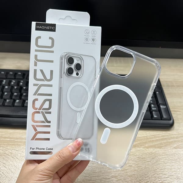 Etui til iPhone 17 Pro mat farve magnetisk akryl mat